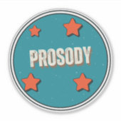 Prosodie Sticker (Voorkant)