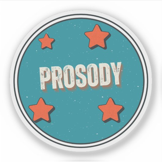 Prosodie Sticker (Voorkant)