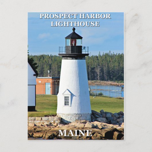 Prospect Harbor Lighthouse, Maine Briefkaart (Voorkant)