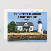 Prospect Harbor Lighthouse, Maine Briefkaart (Voorkant / Achterkant)