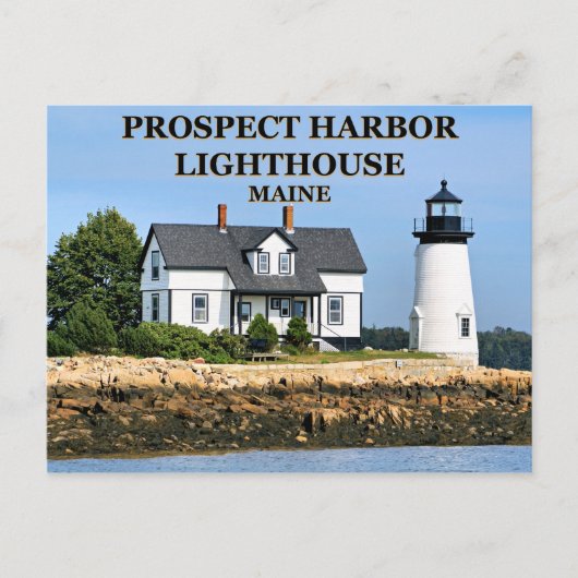 Prospect Harbor Lighthouse, Maine Briefkaart (Voorkant)