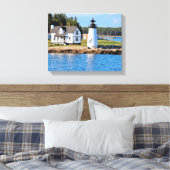 Prospect Harbor Lighthouse, Maine Canvas Afdruk (Insitu (Slaapkamer))