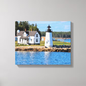 Prospect Harbor Lighthouse, Maine Canvas Afdruk (Voorkant)