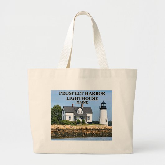 Prospect Harbor Lighthouse, Maine Canvas tas (Voorkant)
