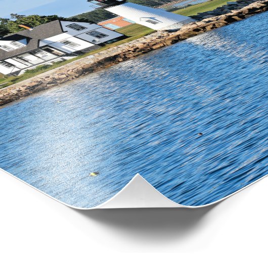 Prospect Harbor Lighthouse, Maine Foto Afdruk (Hoek)