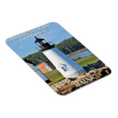 Prospect Harbor Lighthouse, Maine Photo Magnet Magneet (Rechterzijde)
