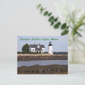 Prospect Harbour Light, Maine Briefkaart (Staand voorkant)