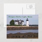 Prospect Harbour Light, Maine Briefkaart (Voorkant / Achterkant)