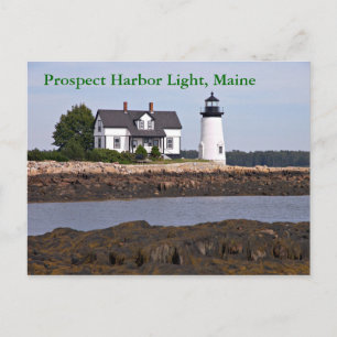 Prospect Harbour Light, Maine Briefkaart