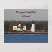 Prospect Harbour Lighthouse- Maine Briefkaart (Voorkant)