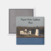 Prospect Harbour Lighthouse- Maine Magneet (Voorkant / Achterkant)