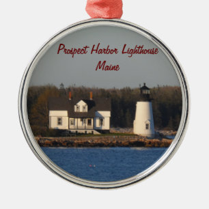 Prospect Harbour Lighthouse- Maine Metalen Ornament