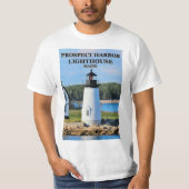 Prospect Harbour Lighthouse, Maine T-Shirt (Voorkant)