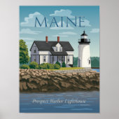 Prospect Harbour Lighthouse Poster (Voorkant)