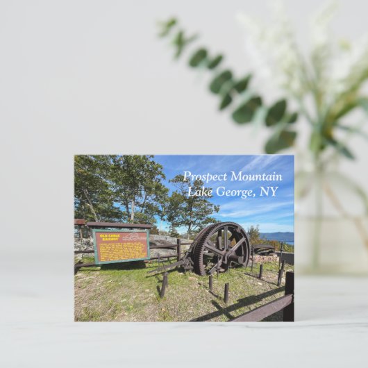 Prospect Mountain Lake George NY Briefkaart (Staand voorkant)