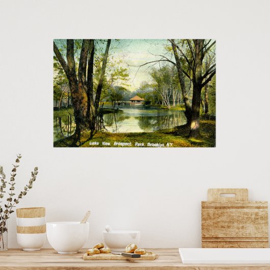 Prospect Park, Brooklyn NY, 1908  Poster (Keuken)
