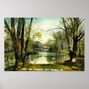 Prospect Park, Brooklyn NY, 1908 Poster