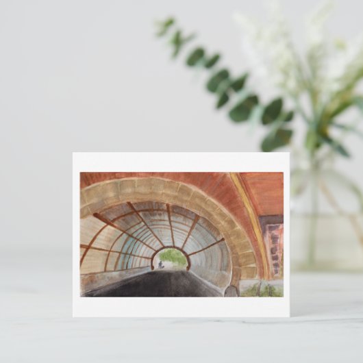 Prospect Park Brooklyn Waterverf Briefkaart (Staand voorkant)