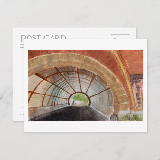 Prospect Park Brooklyn Waterverf Briefkaart (Voorkant / Achterkant)