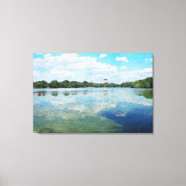 Prospect Park Lake #1 Verpakte Canvas Print