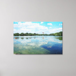 Prospect Park Lake #1 Verpakte Canvas Print