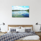 Prospect Park Lake #1 Verpakte Canvas Print (Insitu (Slaapkamer))