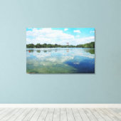 Prospect Park Lake #1 Verpakte Canvas Print (Insitu (Houten vloer))