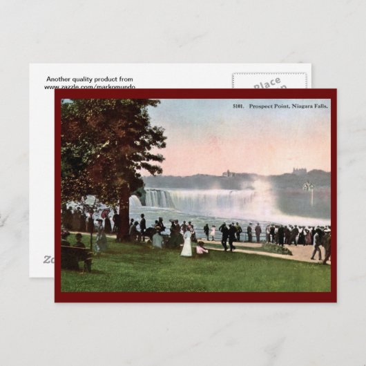 Prospect Point, Niagara Herfsten 1909 Briefkaart (Voorkant / Achterkant)