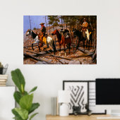 Prospectie voor veegebied Frederic Remington Poster (Thuiskantoor)