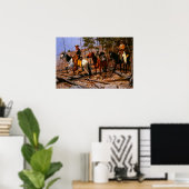 Prospectie voor veegebied Frederic Remington  Poster (Thuiskantoor)