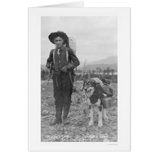 Prospector Dog Seward, Alaska 1904 (Voorkant)