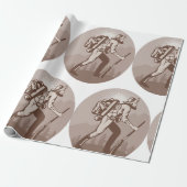 Prospector Miner Wandelen Cadeaupapier (Uitgerold)