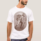 Prospector Miner Wandelen T-shirt (Voorkant)
