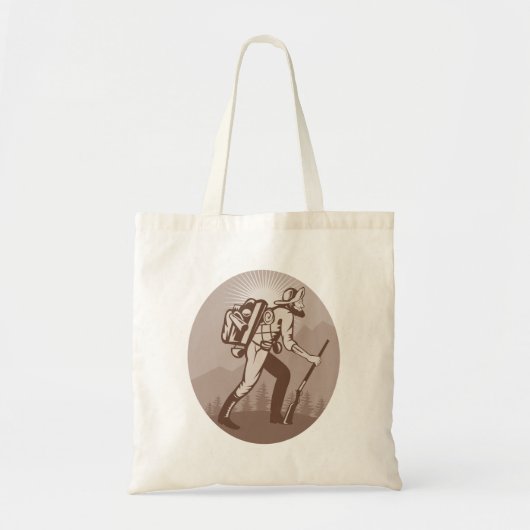 Prospector Miner Wandelen Tote Bag (Voorkant)