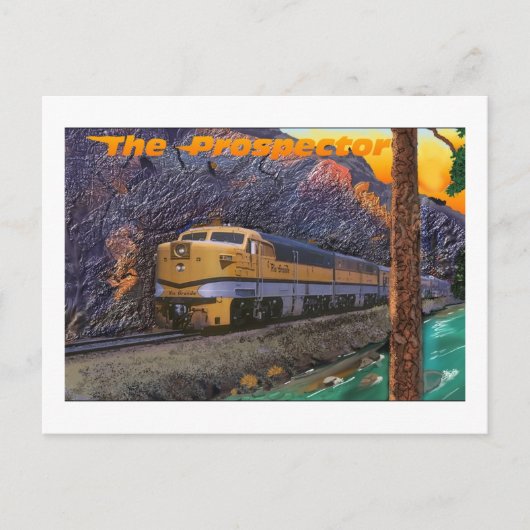 Prospector Rio Grande in de Royal Gorge Briefkaart (Voorkant)