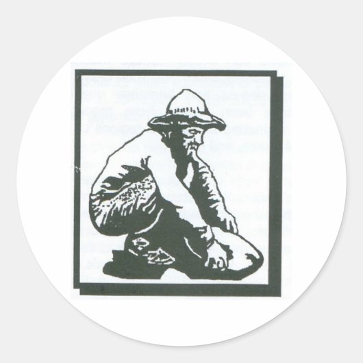 prospector ronde sticker (Voorkant)