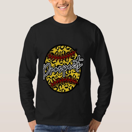 PROSPECTS Leopard Cheetah Softball Team Trendy Cut T-shirt (Voorkant)