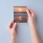 Prospectus Roze zon op het strand Flyer (Hand)