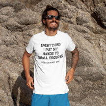 Prosper Mannen Christelijk T-shirt