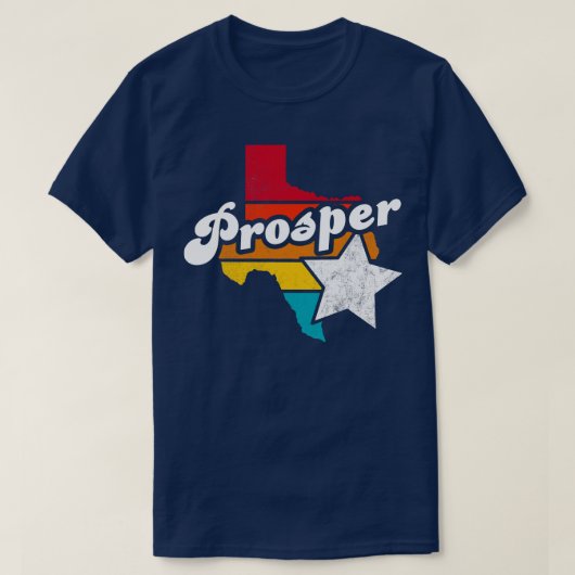 Prosper Texas  Verdrietig Souvenir 2 T-shirt (Design voorkant)