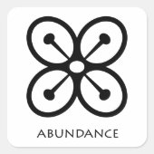 Prosperity ( Bese Saka )Adinkra Symbol Sticker (Voorkant)