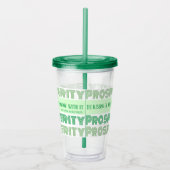 Prosperity Bijbel Verse Spreuken Acryl Drinkbeker (Rechts)