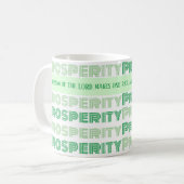 Prosperity Bijbel Verse Spreuken Koffiemok (Voorkant links)