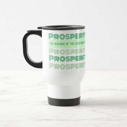 Prosperity Bijbel Verse Spreuken Reisbeker (Links)