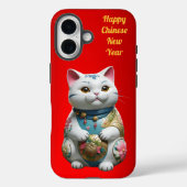 Prosperity Fortune Cat Chinees Nieuwjaar Case-Mate iPhone Case (Achterkant)