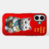Prosperity Fortune Cat Chinees Nieuwjaar Case-Mate iPhone Case (Achterkant (horizontaal))