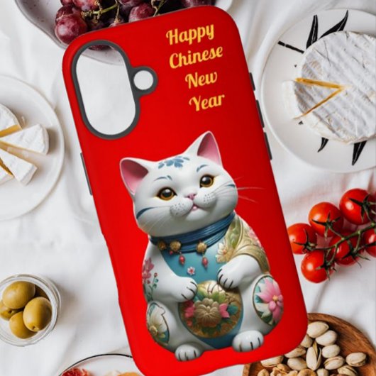 Prosperity Fortune Cat Chinees Nieuwjaar Case-Mate iPhone Case