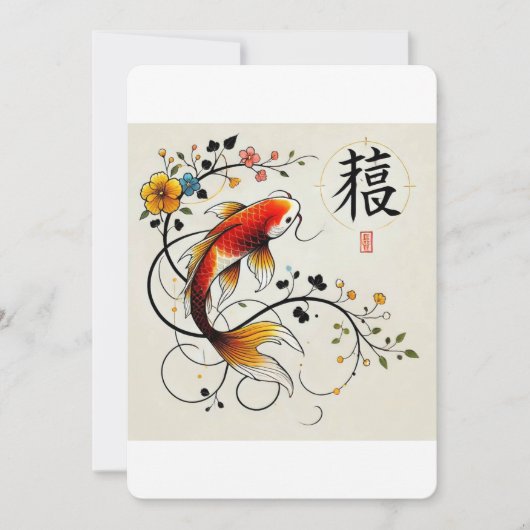 Prosperity Koi Kaart (Voorkant)