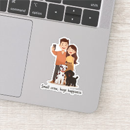 Prosperity Paws: Het ultieme koppel en huisdier ov Sticker