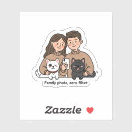 Prosperity Paws: Het ultieme koppel & huisdier  Sticker